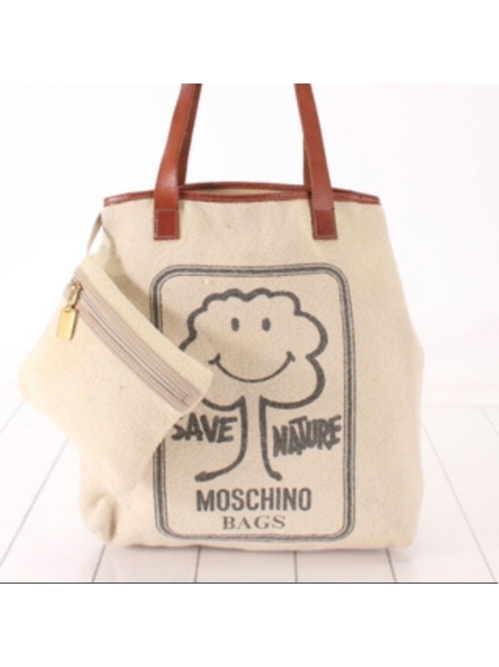Moschino Canvas Tote bag